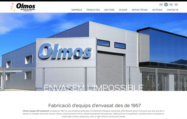 New Website Olmos Maquinaria